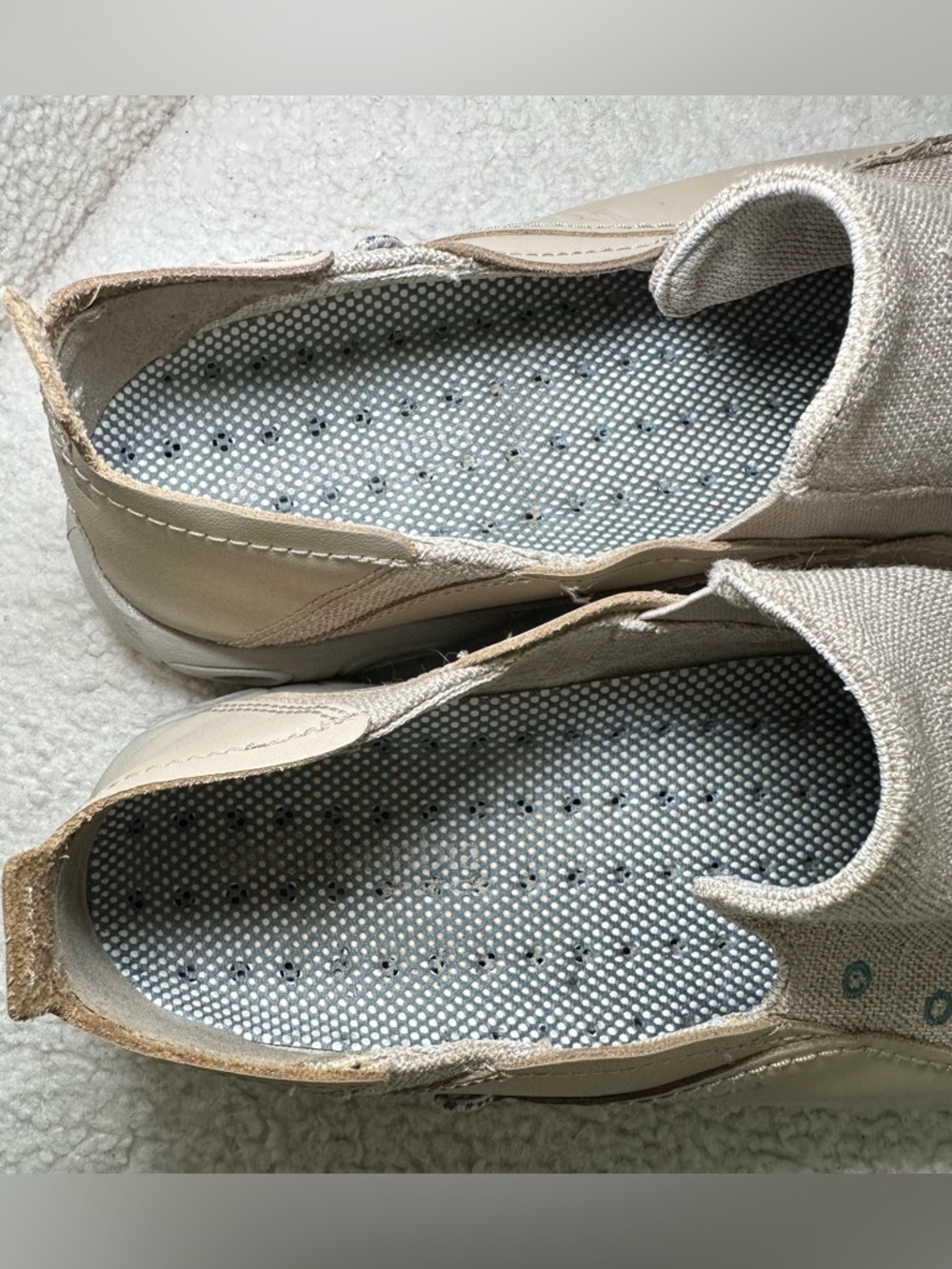Columbia PFG Slip-On Loafers Men’s Beige Omni-Grip Boat‎ Shoes Comfort Casual 13 - Picture 8 of 11